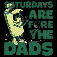 Saturdays Are Fore The Dads Golf 16 in Basic Backpack