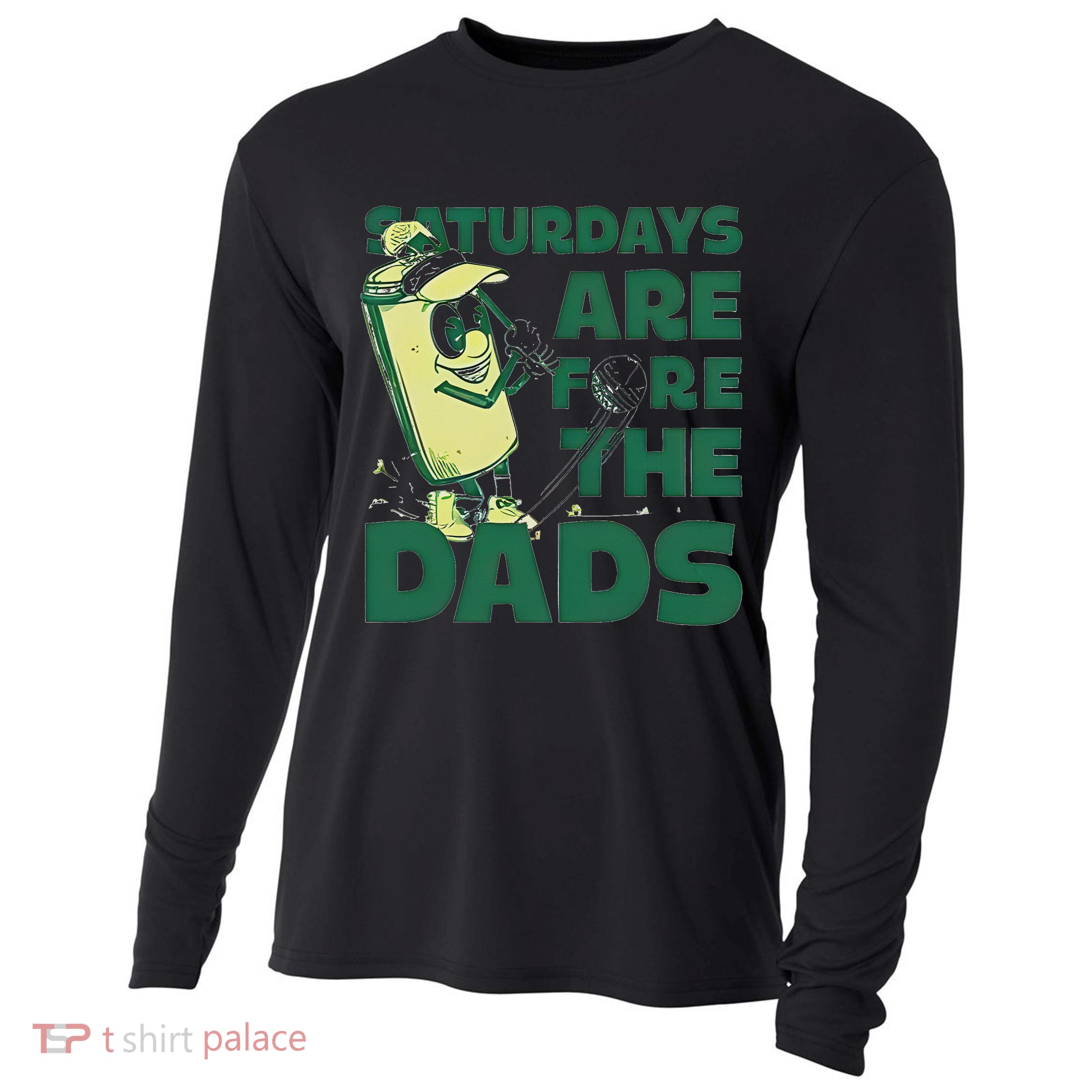 Saturdays Are Fore The Dads Golf Cooling Performance Long Sleeve Crew