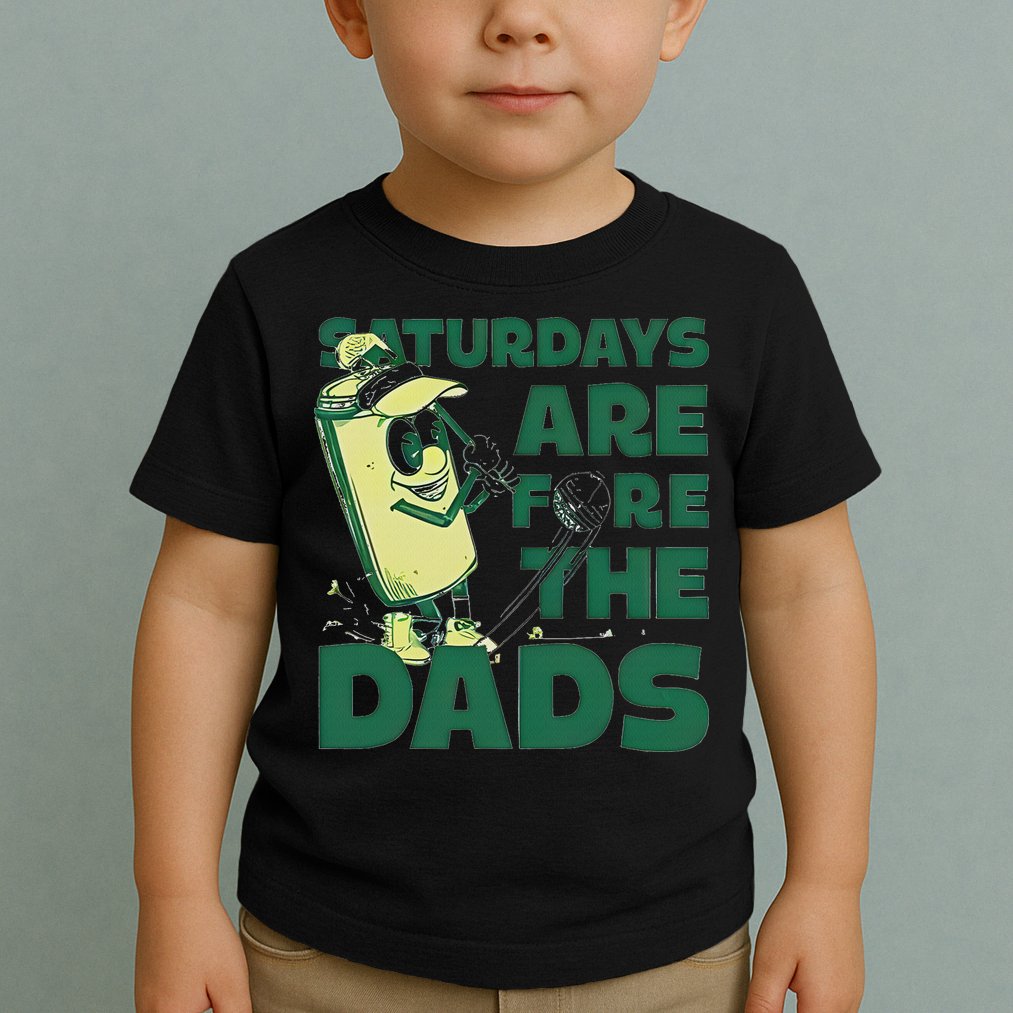 Saturdays Are Fore The Dads Golf Toddler T-Shirt