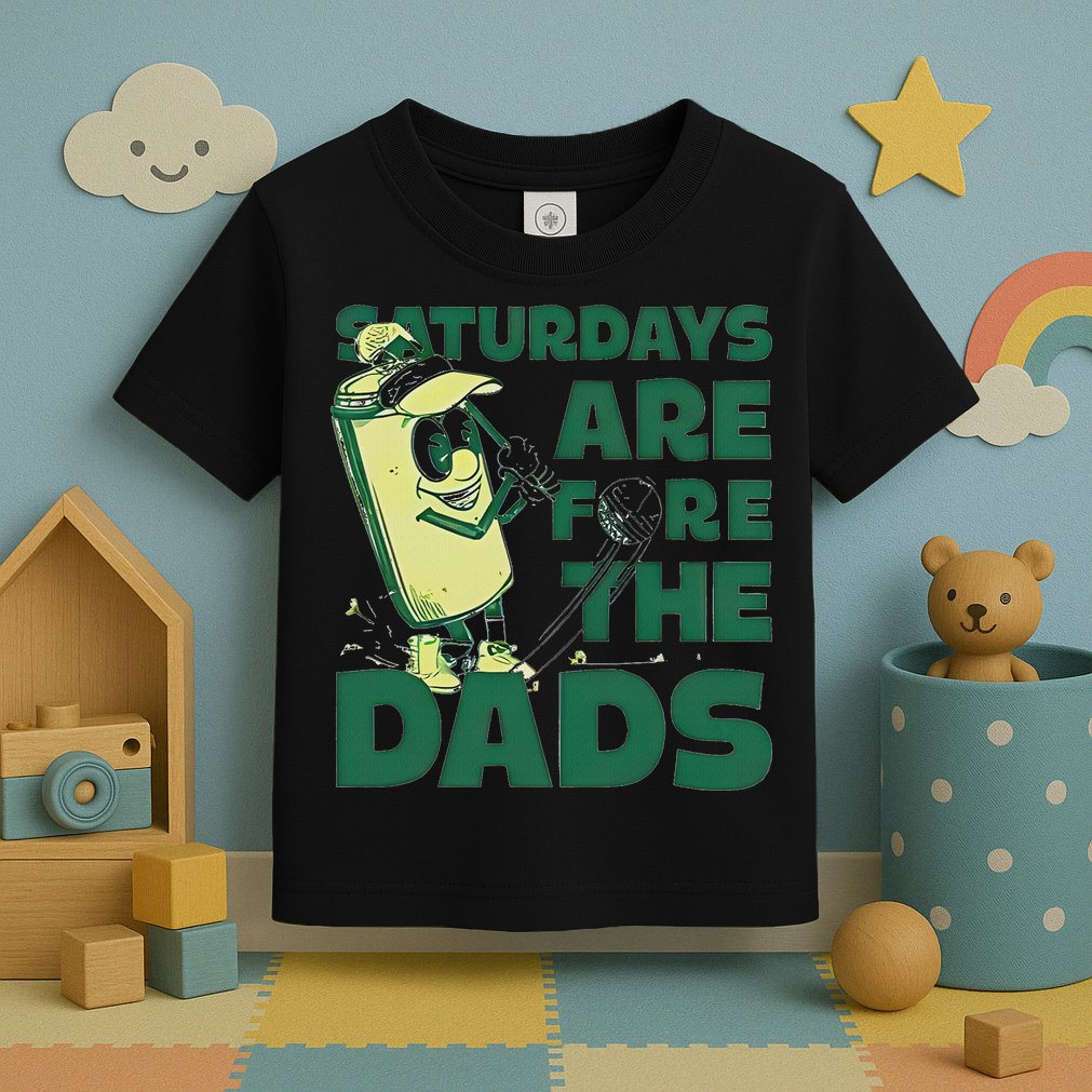 Saturdays Are Fore The Dads Golf Toddler T-Shirt