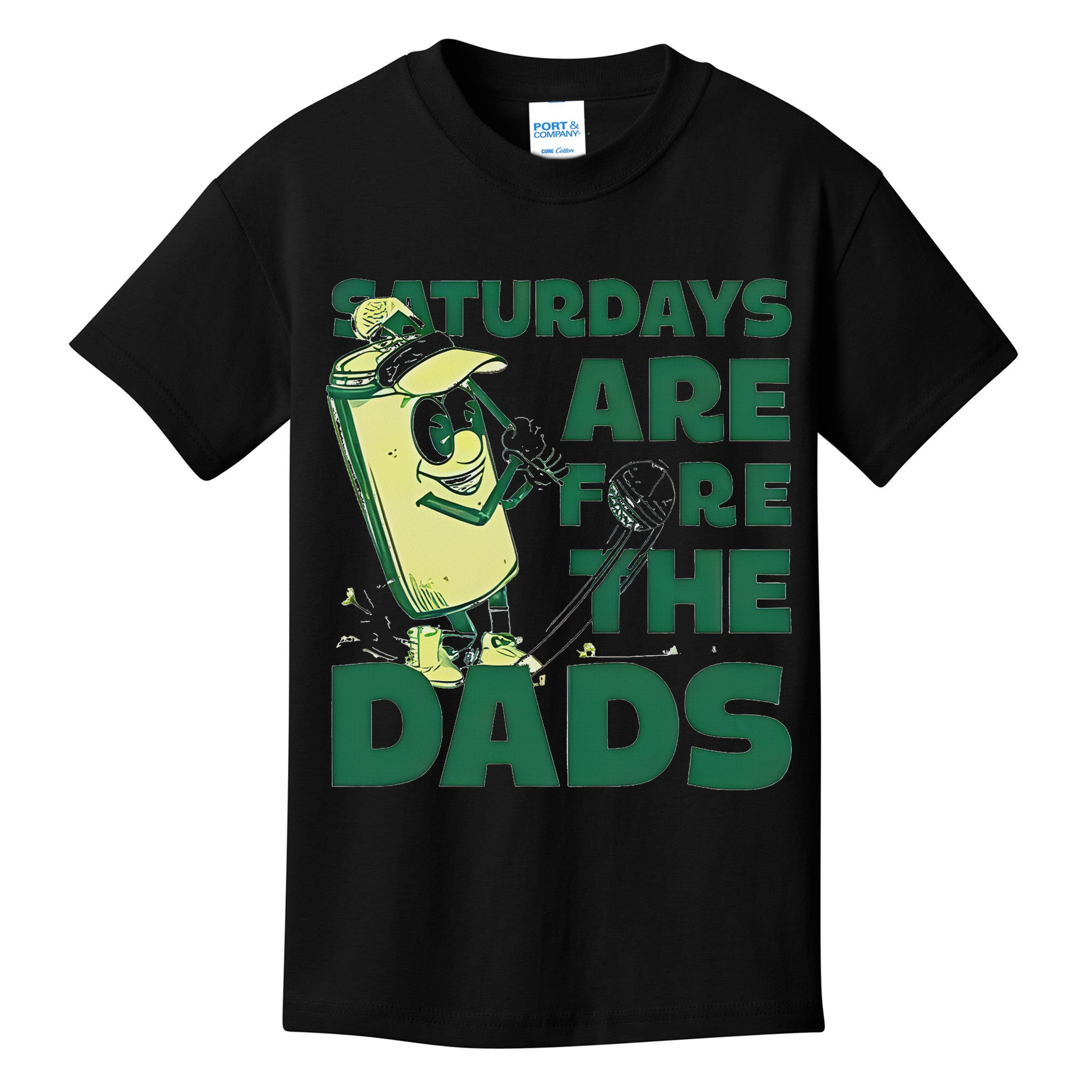Saturdays Are Fore The Dads Golf Kids T-Shirt