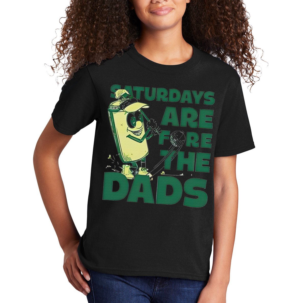 Saturdays Are Fore The Dads Golf Kids T-Shirt