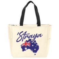 Straya Aussie For Australian Slang Zip Tote Bag