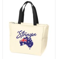 Straya Aussie For Australian Slang Zip Tote Bag