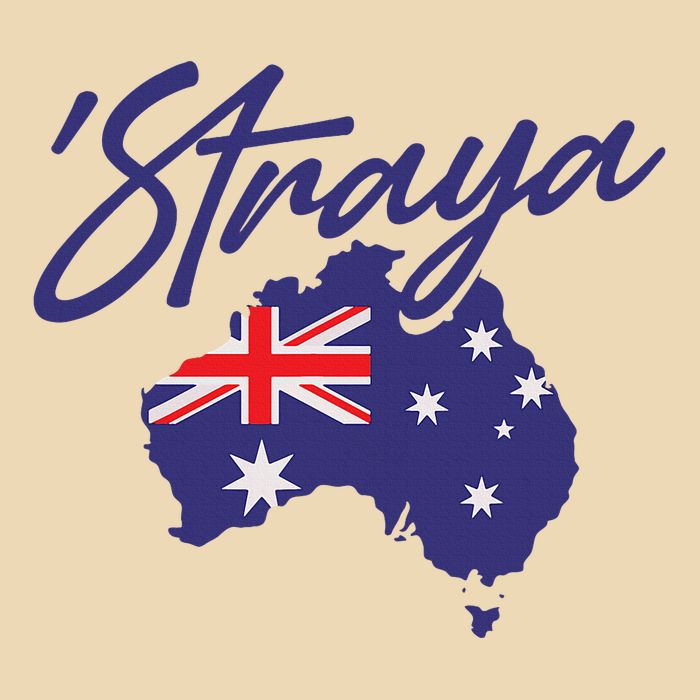 Straya Aussie For Australian Slang Zip Tote Bag
