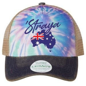 Straya Aussie For Australian Slang Legacy Tie Dye Trucker Hat