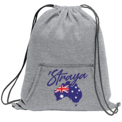 Straya Aussie For Australian Slang Sweatshirt Cinch Pack Bag