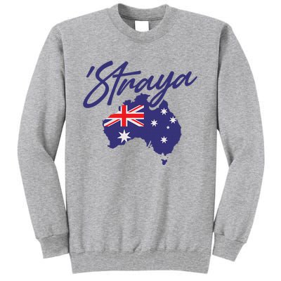 Straya Aussie For Australian Slang Tall Sweatshirt