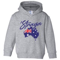 Straya Aussie For Australian Slang Toddler Hoodie