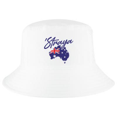 Straya Aussie For Australian Slang Cool Comfort Performance Bucket Hat