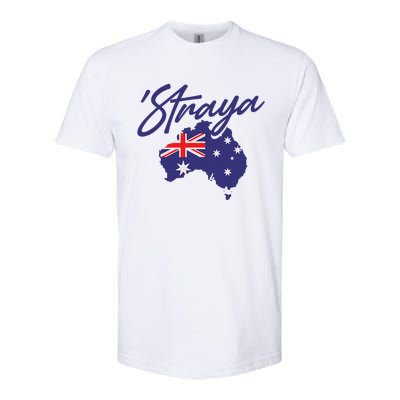 Straya Aussie For Australian Slang Softstyle CVC T-Shirt