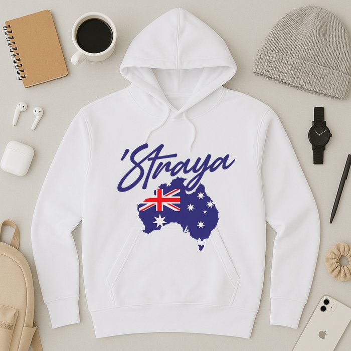 Straya Aussie For Australian Slang Hoodie