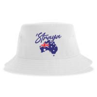 Straya Aussie For Australian Slang Sustainable Bucket Hat