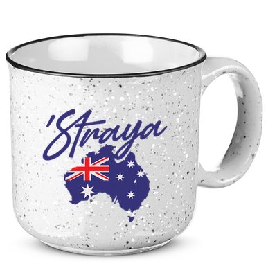 Straya Aussie For Australian Slang 15oz Campfire Ceramic Mug