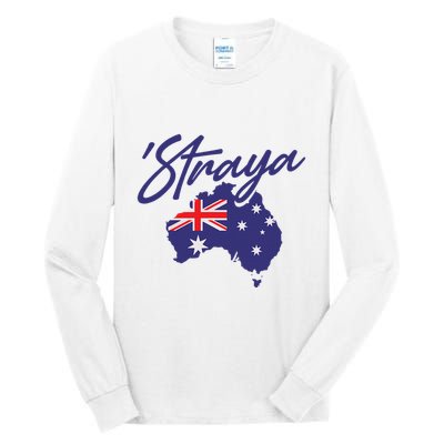 Straya Aussie For Australian Slang Tall Long Sleeve T-Shirt