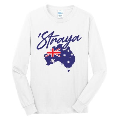 Straya Aussie For Australian Slang Tall Long Sleeve T-Shirt