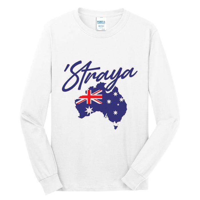 Straya Aussie For Australian Slang Tall Long Sleeve T-Shirt