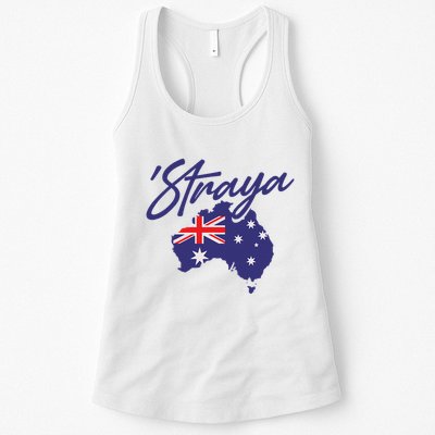 Straya Aussie For Australian Slang Womens Tank Top