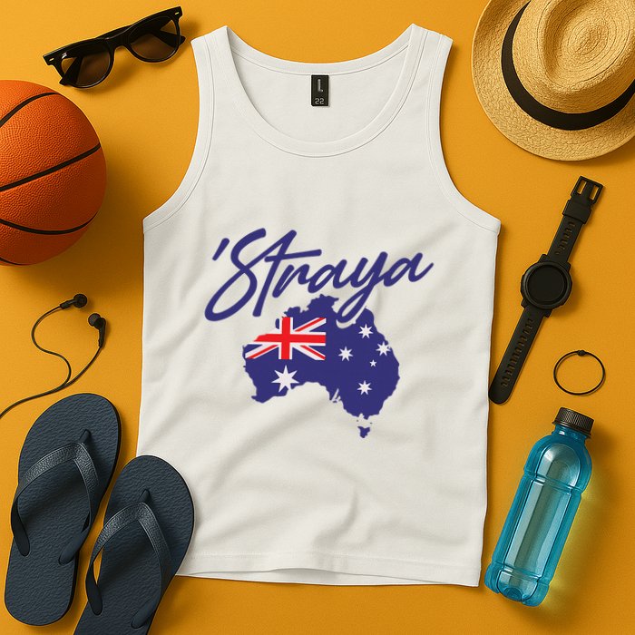 Straya Aussie For Australian Slang Tank Top