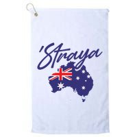 Straya Aussie For Australian Slang Golf Towel
