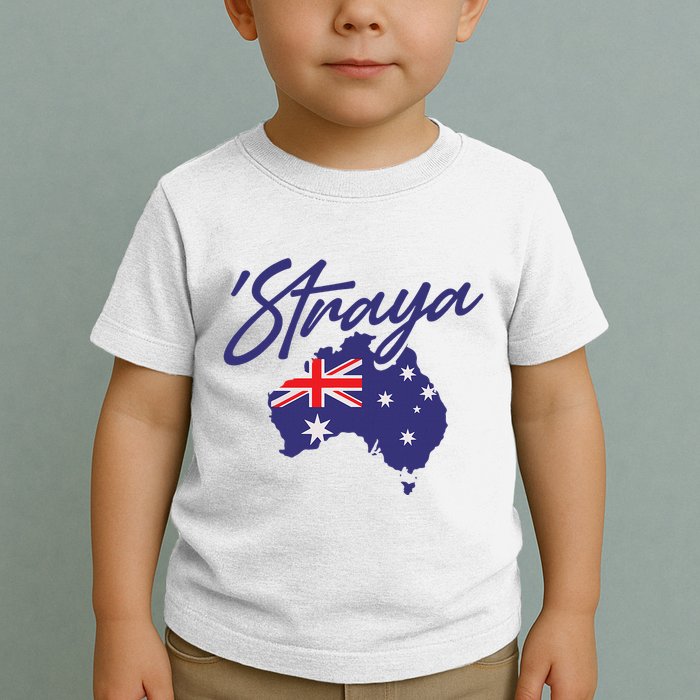 Straya Aussie For Australian Slang Toddler T-Shirt