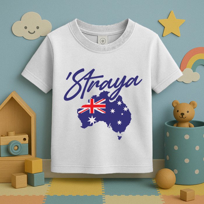 Straya Aussie For Australian Slang Toddler T-Shirt
