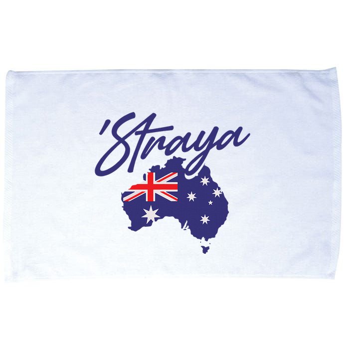 Straya Aussie For Australian Slang Microfiber Hand Towel