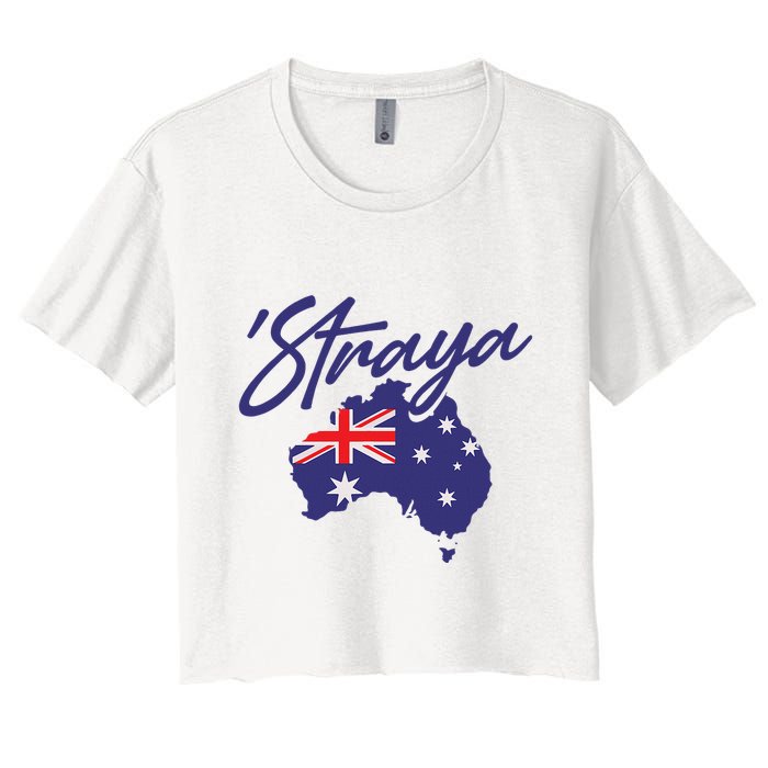 Straya Aussie For Australian Slang Crop Top
