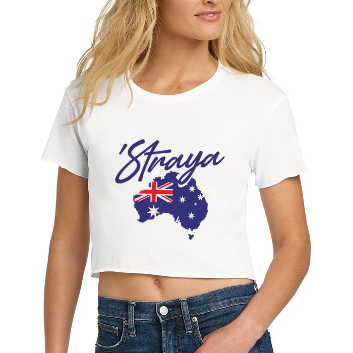 Straya Aussie For Australian Slang Crop Top