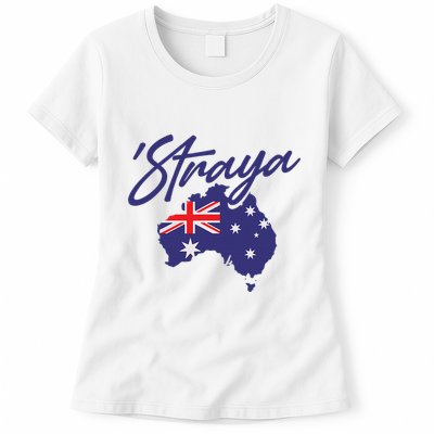 Straya Aussie For Australian Slang Womens T-Shirt