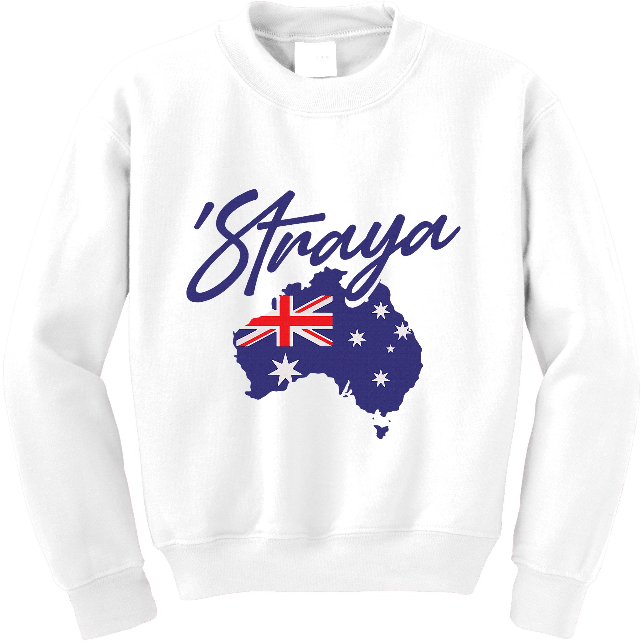 Straya Aussie For Australian Slang Kids Sweatshirt
