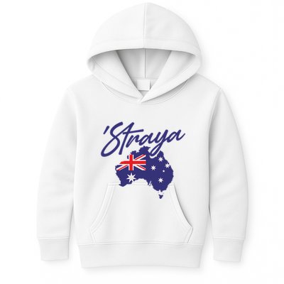 Straya Aussie For Australian Slang Kids Hoodie