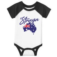 Straya Aussie For Australian Slang Infant Baby Jersey Bodysuit