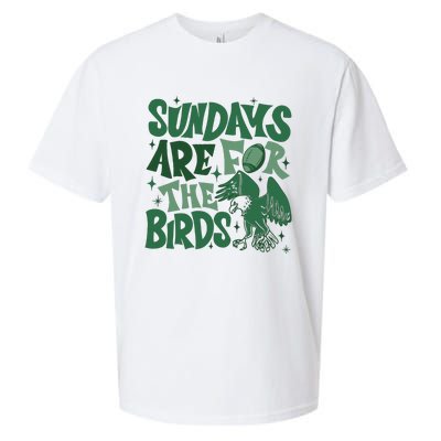 Sundays Are For The Birds Football Sueded Cloud Jersey T-Shirt