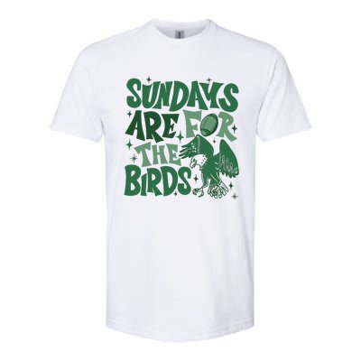 Sundays Are For The Birds Football Softstyle® CVC T-Shirt