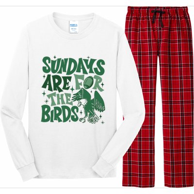 Sundays Are For The Birds Football Long Sleeve Pajama Set