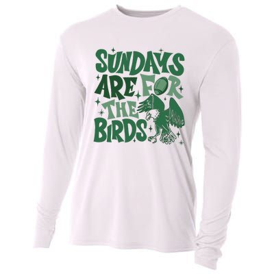 Sundays Are For The Birds Football Cooling Performance Long Sleeve Crew