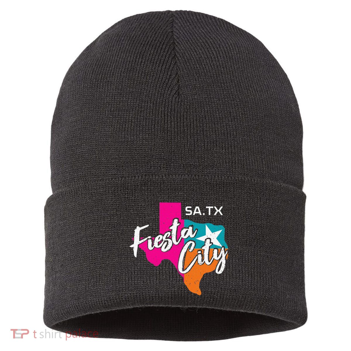 San Antonio Fiesta City Cinco De Mayo Fiesta Squad Texas Sustainable Knit Beanie