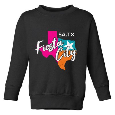 San Antonio Fiesta City Cinco De Mayo Fiesta Squad Texas Toddler Sweatshirt
