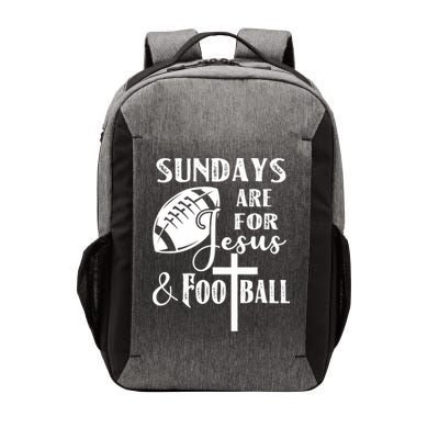 Sundays Are For Jesus And Football Vector Backpack