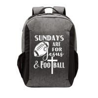 Sundays Are For Jesus And Football Vector Backpack