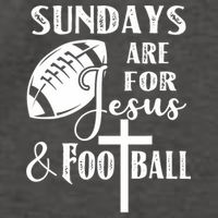 Sundays Are For Jesus And Football Vector Backpack