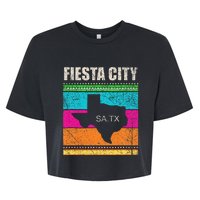 San Antonio Fiesta City Cinco De Mayo Fiesta Squad Texas Bella+Canvas Jersey Crop Tee