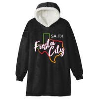 San Antonio Fiesta City Cinco De Mayo Fiesta Squad Texas Hooded Wearable Blanket