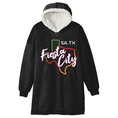 San Antonio Fiesta City Cinco De Mayo Fiesta Squad Texas Hooded Wearable Blanket