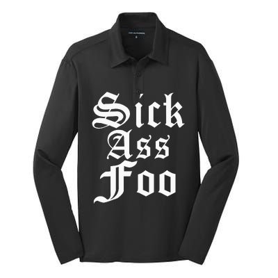 Sick Ass Foo Silk Touch Performance Long Sleeve Polo