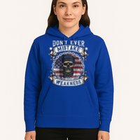 Skull American Flag Dont Ever Mistake Old Age For Weakness Hoodie