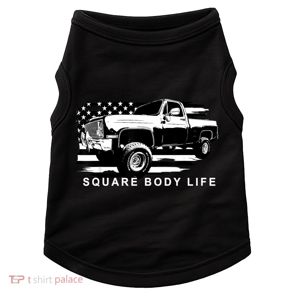 Squarebody American Flag Square Body Truck Doggie Tank