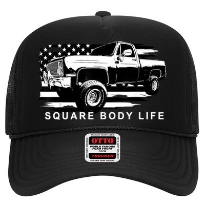 Squarebody American Flag Square Body Truck Trucker Hat