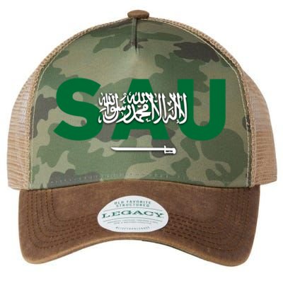 Saudi Arabia For Saudi National Day Gift Legacy Tie Dye Trucker Hat